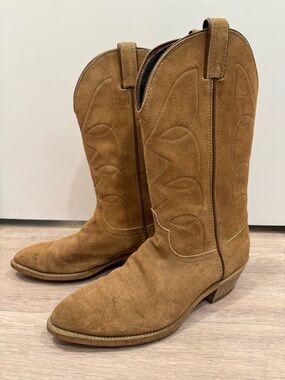 Laredo suede cowboy boots